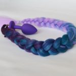 Purple Unicorn Tail Butt Plug – Silicone