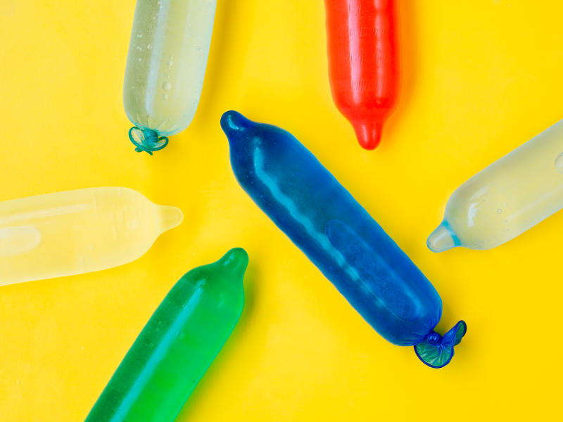 Homemade dildo made of ice and condoms - Candy Snatch Reviews